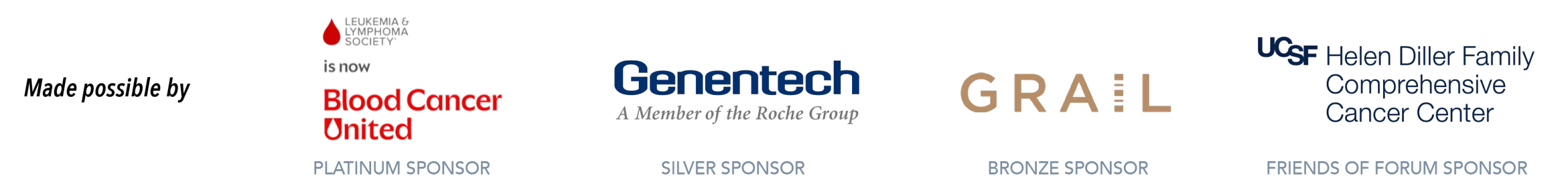 Made possible by Leukemia & Lymphoma Society and Genentech and Grail and UCSF