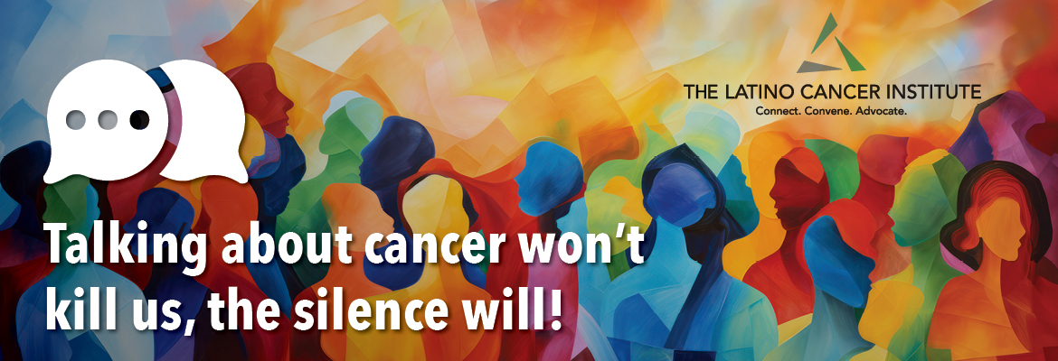 Talking about cancer won't kill us, the silence will!